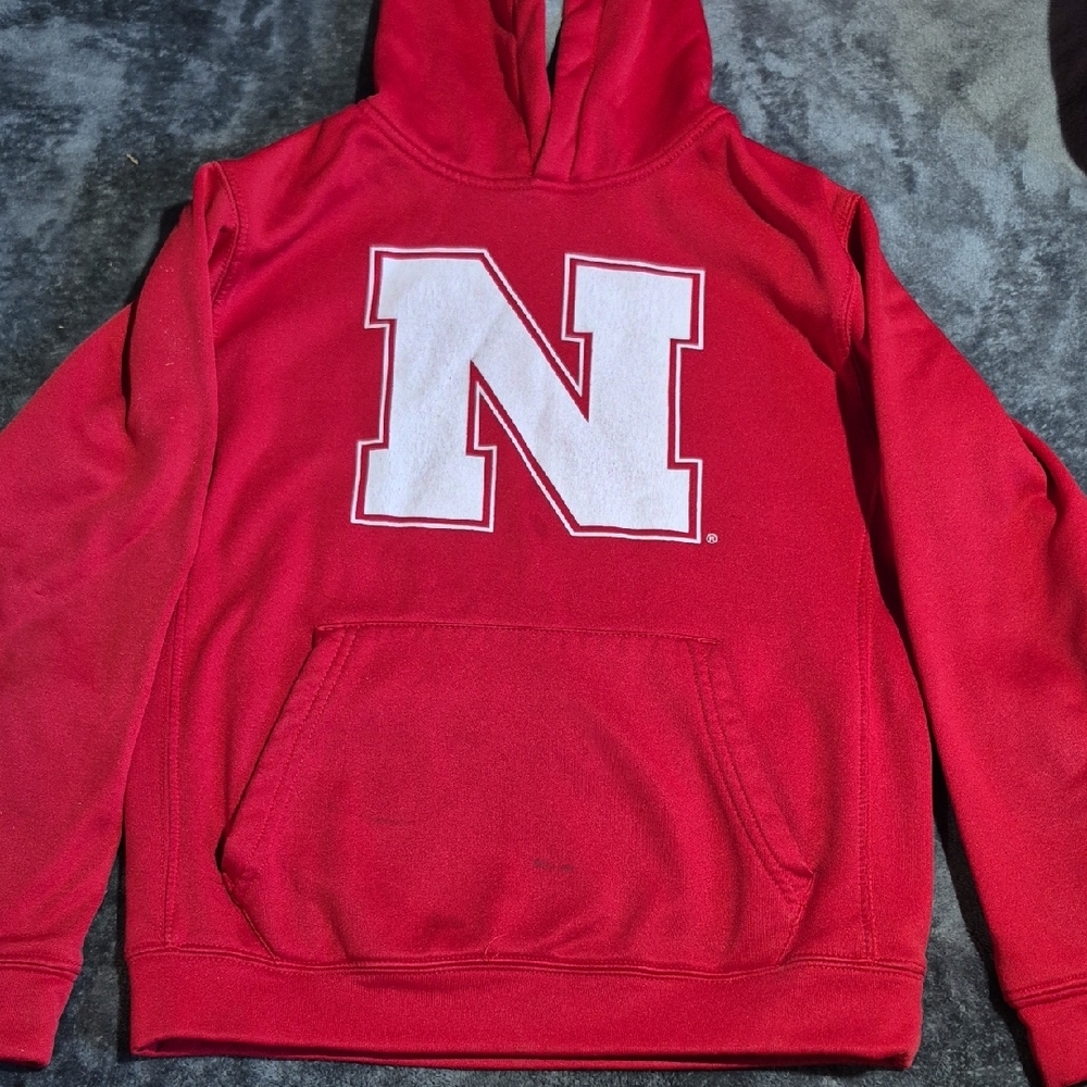 Campus Heritage Red and Gray Hoodie